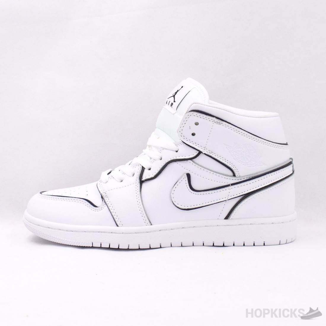 nike air jordan 1 mid iridescent white
